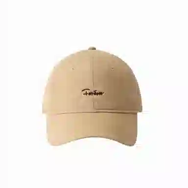 北极绒 大头围刺绣字母简约夏季加大加深宽帽檐显脸小遮阳 棉 鸭舌帽 男女同款情侣款