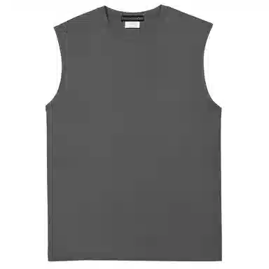 大卫贝肯 基础款美式高街套头坎肩纯色简约无袖宽松背心 男女同款