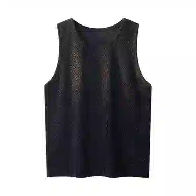 CWETEK Glitter Ribbed Vest