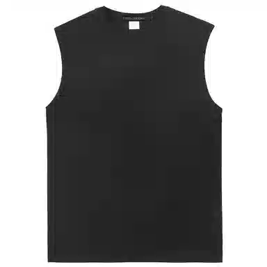 大卫贝肯 基础款美式高街套头坎肩纯色简约无袖宽松背心 男女同款