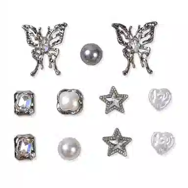 ZUOWEISHIJIA Silver Gem Butterfly