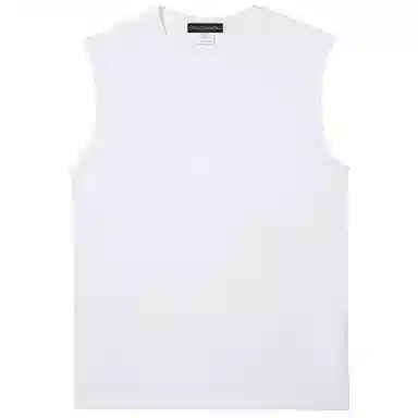 大卫贝肯 基础款美式高街套头坎肩纯色简约无袖宽松背心 男女同款