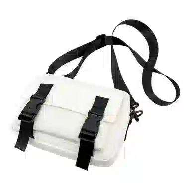 彤彤兔 纯色港风街头潮牌时尚工装 尼龙 单肩包斜挎包 男女同款情侣款 多色