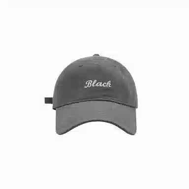 北极绒 夏季潮流刺绣字母大头围加深显脸小韩版百搭简约时尚 棉 鸭舌帽 男女同款情侣款