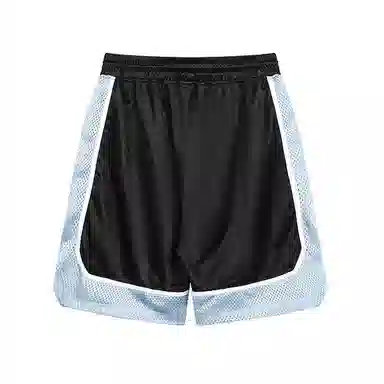 金贝勒 美式复古轻薄透气网眼宽松舒适吸湿排汗速干运动健身跑步五分裤篮球裤 男女同款