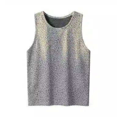 CWETEK Glitter Ribbed Vest