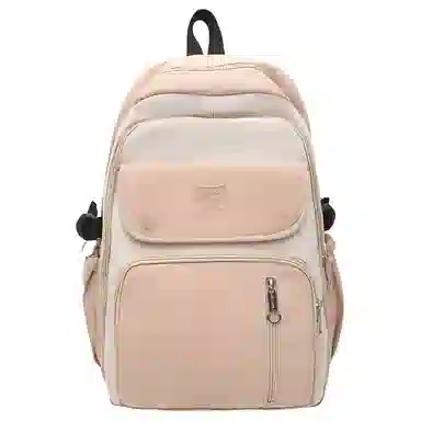 泰格奴 小清新休闲高颜值精美潮版韩版背包初中生高中生大学生上课百搭书包 尼龙 双肩包 常规 男女同款情侣款 多色