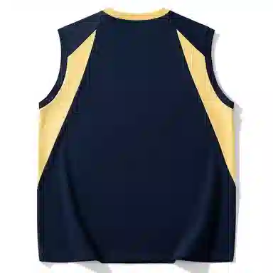 大卫贝肯 宽松舒适透气无性别无袖坎肩休闲宽松舒适圆领美式高街背心 男女同款