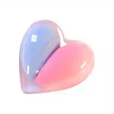 艾情草之恋  爱心便携粉扑 不吃粉 干湿两用