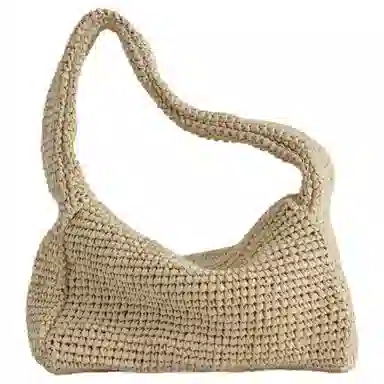 COS Mini Woven Tote Beige
