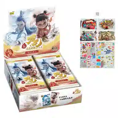 Kayou Nezha Demon Child Movie Collectible Cards Flame Pack