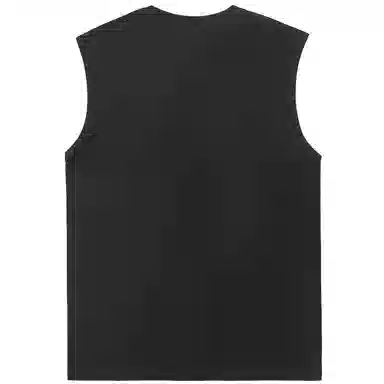 大卫贝肯 基础款美式高街套头坎肩纯色简约无袖宽松背心 男女同款