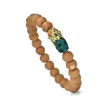 钰澜文玩 鬼印无相金标末法骷髅搭配款#好运 猴头核桃 手串 男女同款情侣款