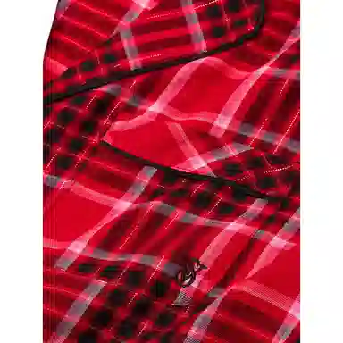 Victoria's Secret Flannel Long Pajama Set LIPSTICK LOVELY PLAID