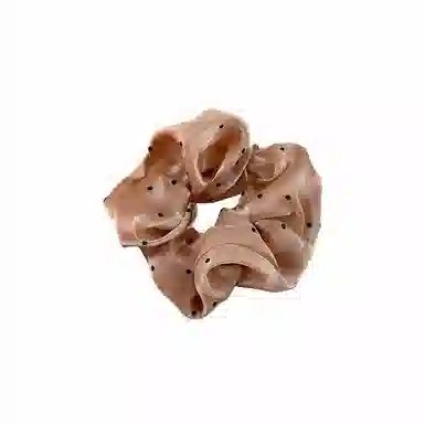 水中玉 法式温柔波点缎面大肠发圈发饰丸子头扎发头花肥肠发绳头饰 皮筋 头绳 女款