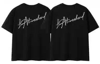 LA'T.WEEKEND 280gLogocleanfitT 2