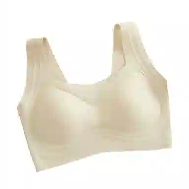 莫代尔 无痕无钢圈光面纯色文胸 女款