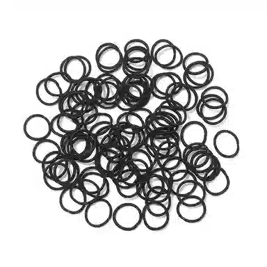 如花梦 黑色高弹力耐用扎头扎马尾 布艺 发圈 女款