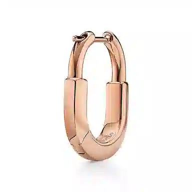 Tiffany & Co. Lock Rose Gold Earrings