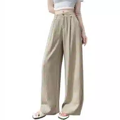 欧迪芬 舒适时尚简约通勤休闲裤 女款