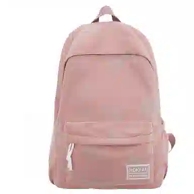 泰格奴 百搭个性运动街头旅行大容量背包初中生高中生大学生上课百搭书包 尼龙 双肩包 常规 男女同款情侣款 黑色/绿色/蓝色/米色/粉色