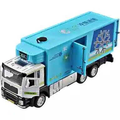卡威 合金喷雾冷藏车 成品模型