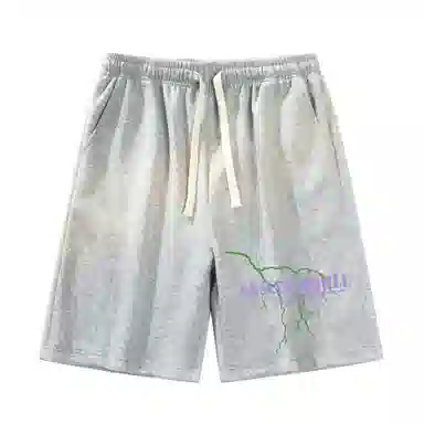 s.k. manor hill Vintage Letter Shorts