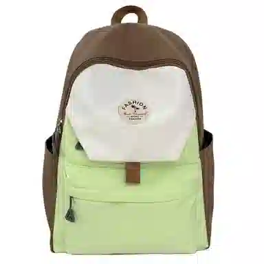 度森袋鼠 高颜值时尚百搭休闲森系撞色初高中上课背包 尼龙 双肩包 女款 多色