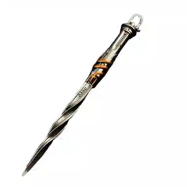 乐智由我 暗区突围周边彻甲盘牙短刃武器 金属工艺品 成品模型