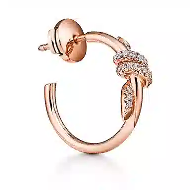 Tiffany & Co. Tiffany Knot Rose Gold Earrings