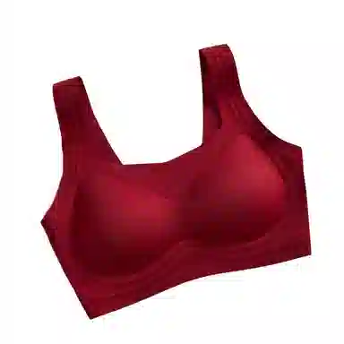 莫代尔 无痕无钢圈光面纯色文胸 女款