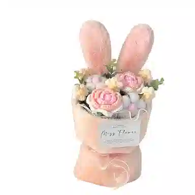 公主恋人 可爱兔耳花束 创意填充饱满 玩偶周边