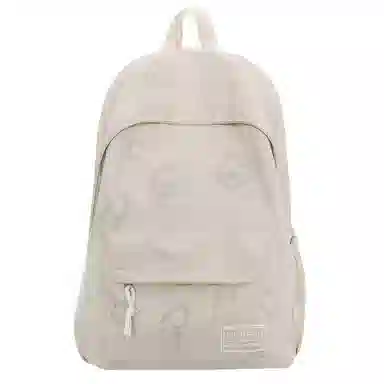 泰格奴 百搭个性运动街头旅行大容量背包初中生高中生大学生上课百搭书包 尼龙 双肩包 常规 男女同款情侣款 黑色/绿色/蓝色/米色/粉色