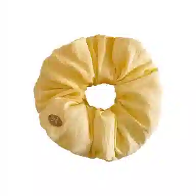 蒙妮 奶油泡芙慵懒粉大号 布艺 发圈 女款