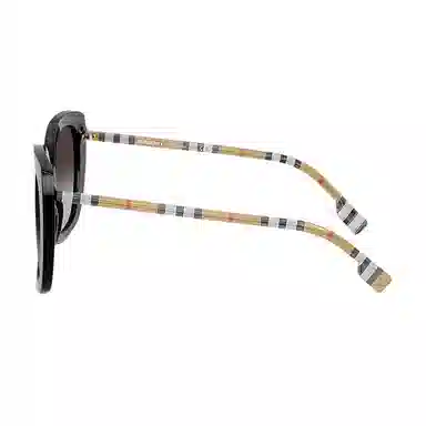 Burberry Striped Square Sunglasses