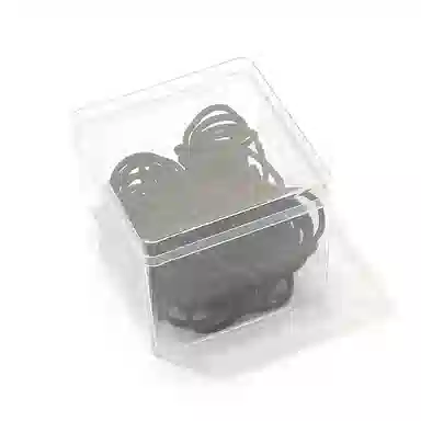 如花梦 黑色高弹力耐用扎头扎马尾 布艺 发圈 女款