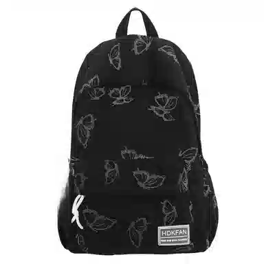 泰格奴 百搭个性运动街头旅行大容量背包初中生高中生大学生上课百搭书包 尼龙 双肩包 常规 男女同款情侣款 黑色/绿色/蓝色/米色/粉色