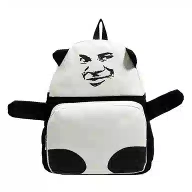 垣途者 个性搞怪丑萌学生书包大容量 布 双肩包 男女同款情侣款