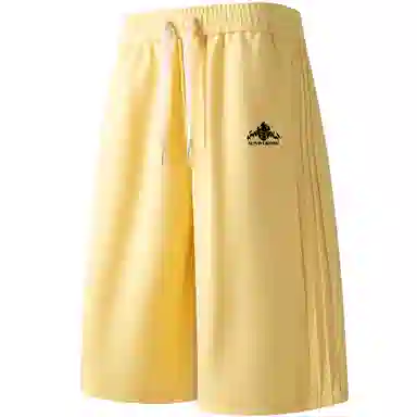 王者荣耀 地狱火款 美式街头复古舒适柔软亲肤宽松基础款系带休闲短裤 男女同款