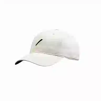 北极绒 简约潮流设计刺绣斜杠大头围加大加深大帽檐显脸小 棉 鸭舌帽 男女同款情侣款