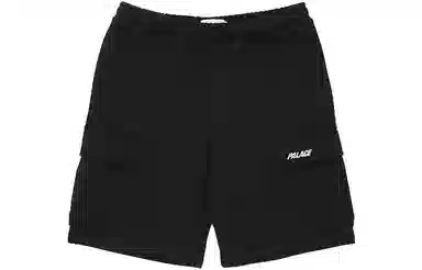 PALACE FW22 Cargo Sweat Shorts Black Logo