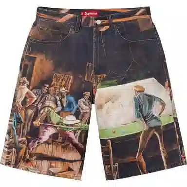 Supreme x Ernie Barnes SS25 Baggy Denim Short