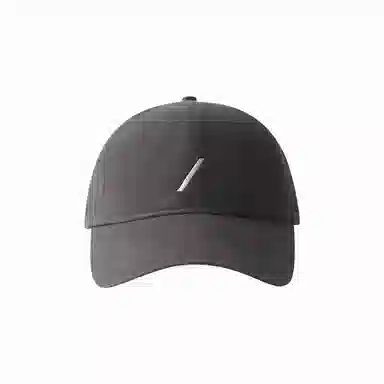 北极绒 简约潮流设计刺绣斜杠大头围加大加深大帽檐显脸小 棉 鸭舌帽 男女同款情侣款