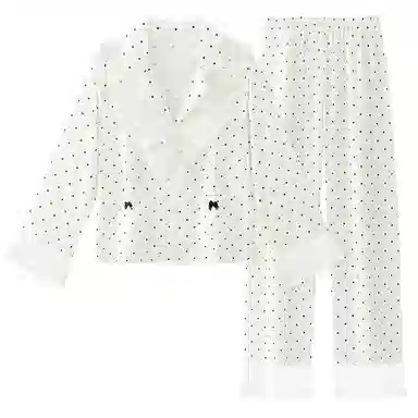 顶瓜瓜 简约舒适冰丝可外穿家居服睡衣套装 女款