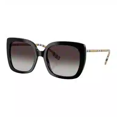 Burberry Striped Square Sunglasses