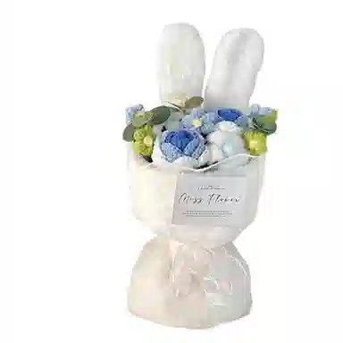 公主恋人 可爱兔耳花束 创意填充饱满 玩偶周边