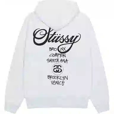 Stussy SS25 World Tour HOODIE logo
