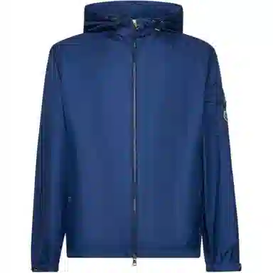 Moncler Hooded Jacket Blue