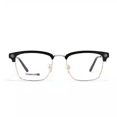 【可配度数】 佐川 超轻架半框 高颜值近视 斯文眉线框 可配防蓝光变色 钛板材 方形 光学镜架 男女同款情侣款