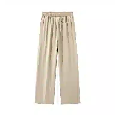 零氏 美式高街潮牌潮流痞帅褶皱设计感青春时尚港风宽松舒适简约个性百搭运动伞兵裤休闲裤 男女同款